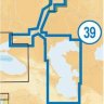 Навигационная карта Navionics Gold "Нижняя Волга - Каспийское море - Волго-донской канал" 39XG