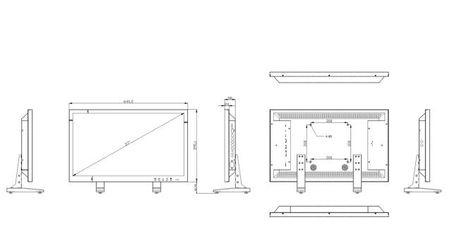 INT-V270SM-TK: 27" профессиональный монитор в металлическом корпусе с защитным стеклом