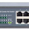 INT-VNST1006-121 - 8-х портовый сетевой неуправляемый коммутатор с PoE (+2 SFP)