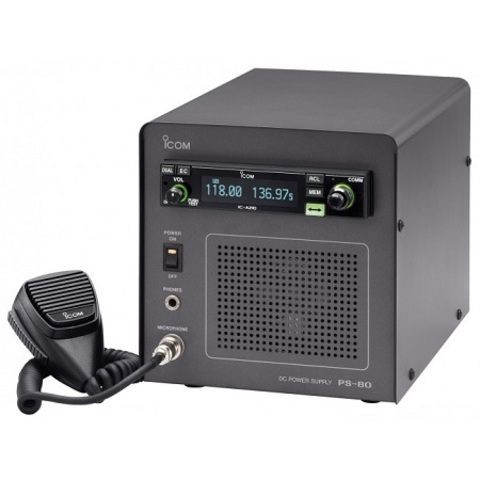Базовый блок питания PS-80 с посадочным гнездом под A220, встроенный громкоговоритель, ручной микрофон, версия 10