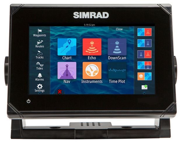 Simrad go7 no carto no xdcr