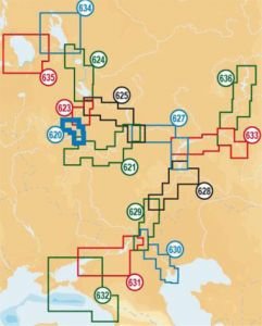 Навигационная карта Navionics Gold "р.Волга: от Эльшанка до Волгограда" (код 629)