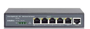 INT-VNST2004-101 - 4-х портовый сетевой управляемый коммутатор с PoE