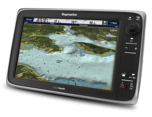 Raymarine c127 12 mfd with fishfinder