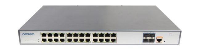 INT-VNST1016-166 (FA35-COPM24-04G10HS) - 24-х портовый сетевой управляемый коммутатор L2 с PoE