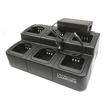 Шестипозиционное быстрое зарядное устройство Sirus BC-607 232 для F16/ F26/ F3036 / F4036 BP-232, 2 ч, с вынесенным блоком питания