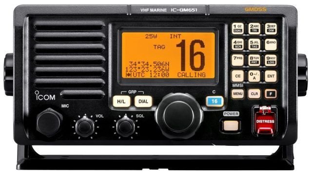 Icom IC-GM651 GMDSS - бортовая радиостанция ПВ КВ диапазона