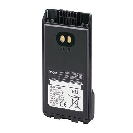 Аккумулятор ICOM Li-Ion BP-280 7.4В 2280/ 2400 мАч для IC-F1000/ F2000 морозоустойчивый, IP-67