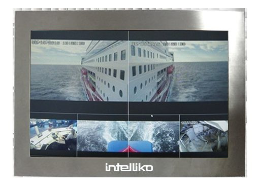 INT-V290KS-TW (RM-FA81-DMSSGS240): 24" профессиональный монитор из нержавеющей стали для систем безопасности и управления АРМ с сенсорным проекционно-емкостным экраном