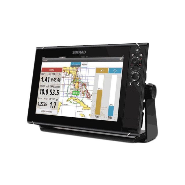 Simrad nss12 evo3 with world basemap