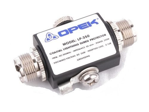 Грозоразрядник Opek LP-350 0-500 МГц, 50 Ом, 300 Вт, разъем UHF