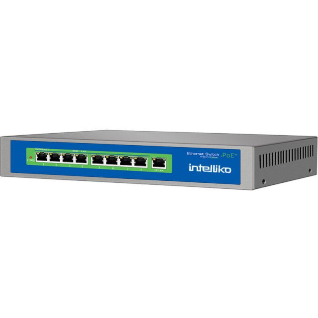 INT-NST2008-133: 8-ми портовый сетевой неуправляемый коммутатор с PoE
