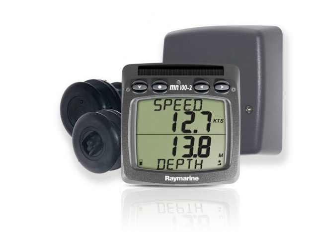Raymarine speed & depth system with transom triducer (t111, t121, t915)