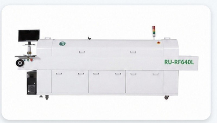 Печь оплавления RU-RF640L с рельсовым конвейером и компьютерным управлением