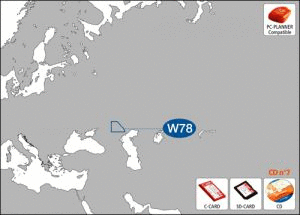 Электронная карта C-MAP «р. Волга от г. Волгоград до г. Астрахань» (RS-M215/RS-C215)