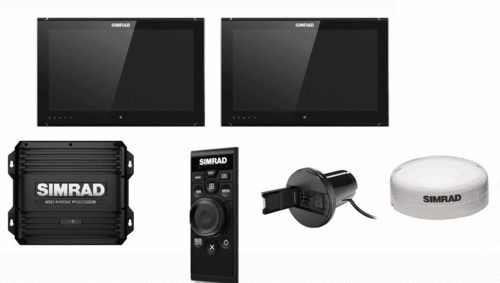 Simrad nso19 dual(mp, mo19t x2, gs25, op50, mi10) no carto