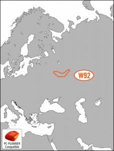 Электронная карта C-MAP «р. Москва - р. Ока» W92(M-RS-M220.01)