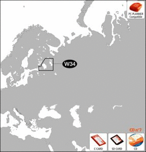 Электронная карта C-MAP «Русские Озера» (EN-M604/EN-С604)